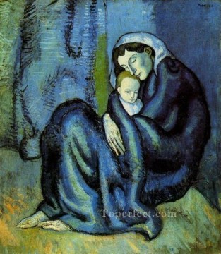  moth - mother and child 1 1905 Pablo Picasso